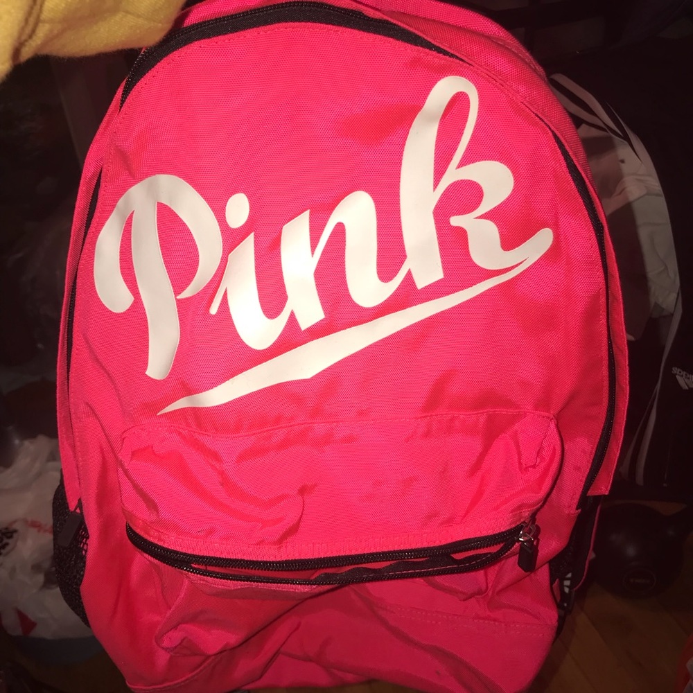 Victoria secret pink neon bag